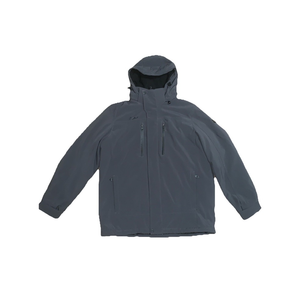 ZeroXposur Water Wind resistant Jacket Men's XL Gray‎ Hooded Zip Outdoor Gear